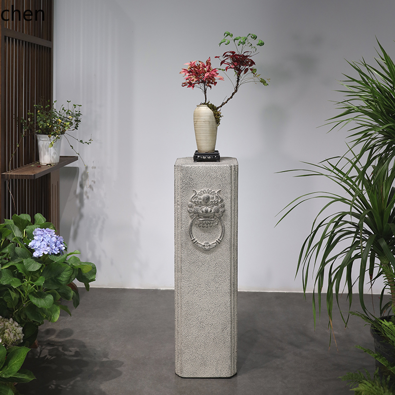 Bonsai Garden Entrance - HTT New Chinese Style Entrance Decoration