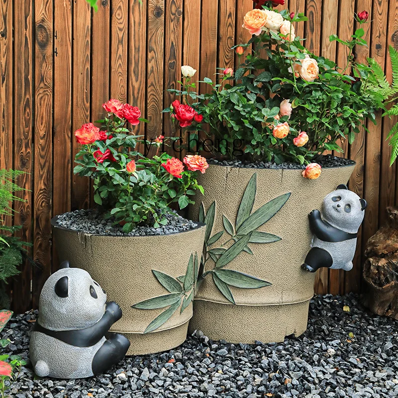 L7-15 courtyard flower pot orn - Bonsai Garden Chinese Garden 评论和价格