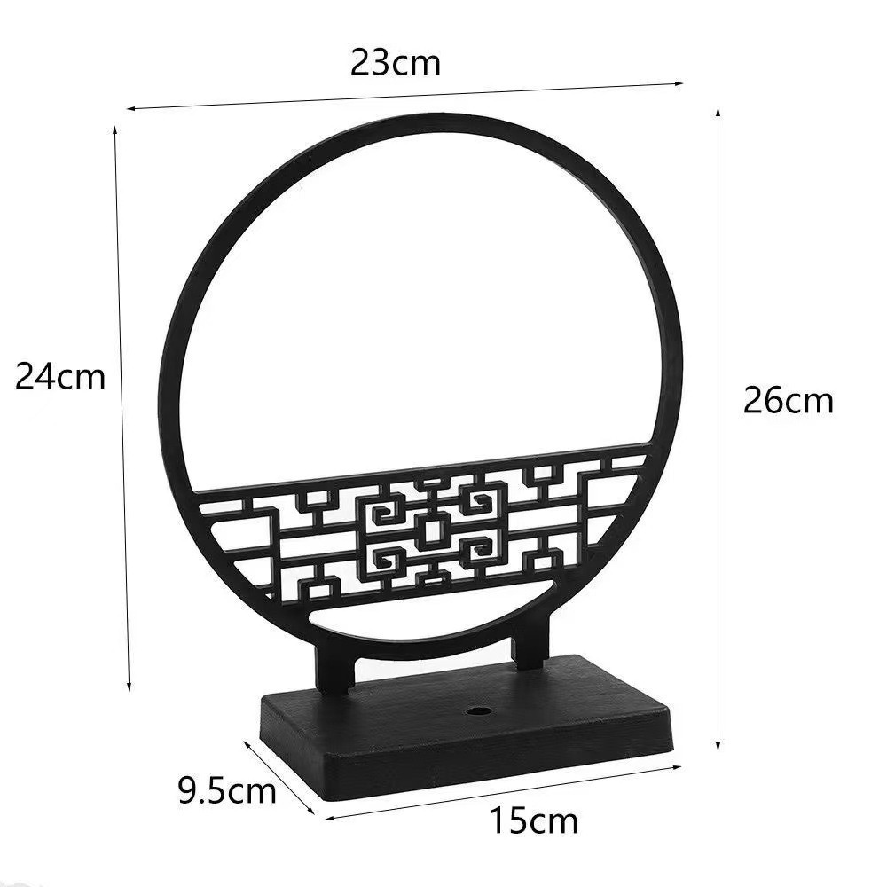New Chinese Style Black Screen - Bonsai Garden Entrance 评论和价格