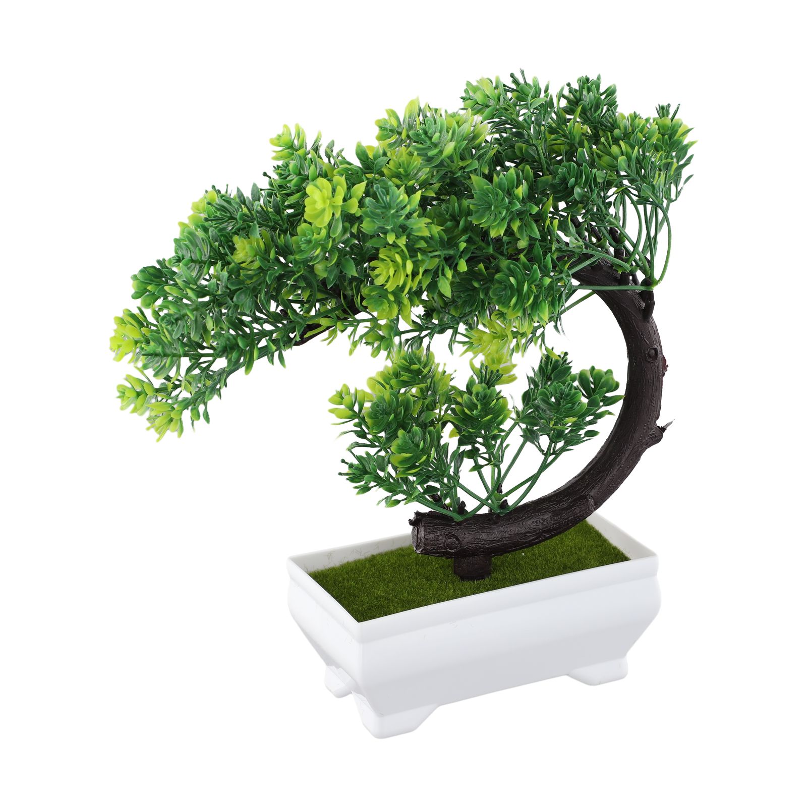 Plastic potted bonsai ornament - Bonsai Garden Indoor 评论和价格