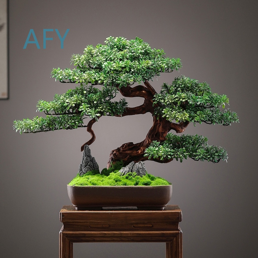 Simulated Pine Bonsai for Home - Bonsai Garden Entrance 评论和价格