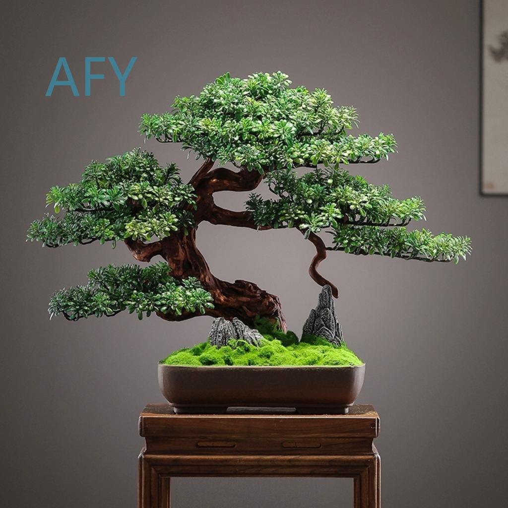 Simulated Pine Bonsai for Home - Bonsai Garden Entrance 评论和价格