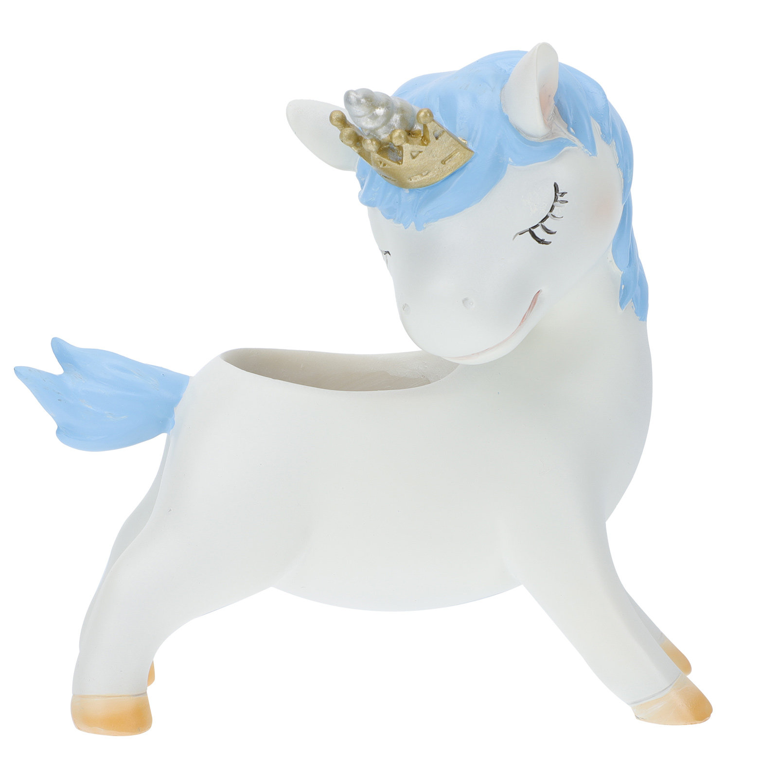 1Pcs Unicorn Shaped Resin Mini - Bonsai Garden Indoor 评论和价格