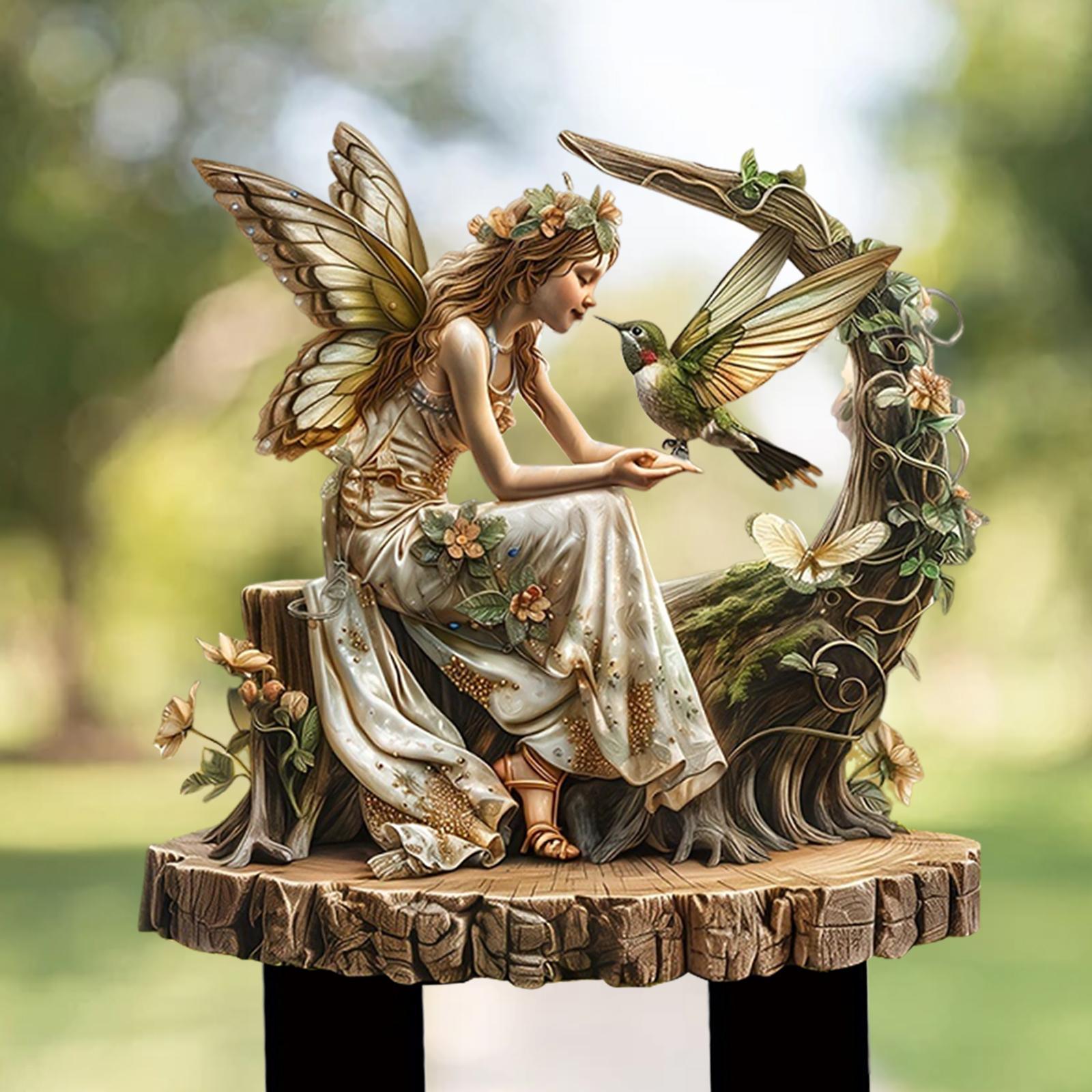 Fairy Decorative Garden Stake  - Bonsai Garden Indoor 评论和价格
