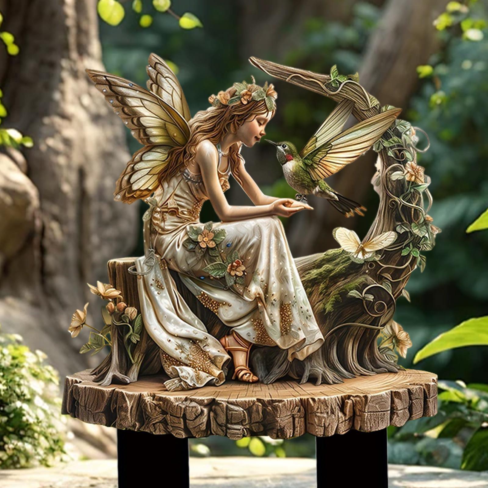 Fairy Decorative Garden Stake  - Bonsai Garden Indoor 评论和价格